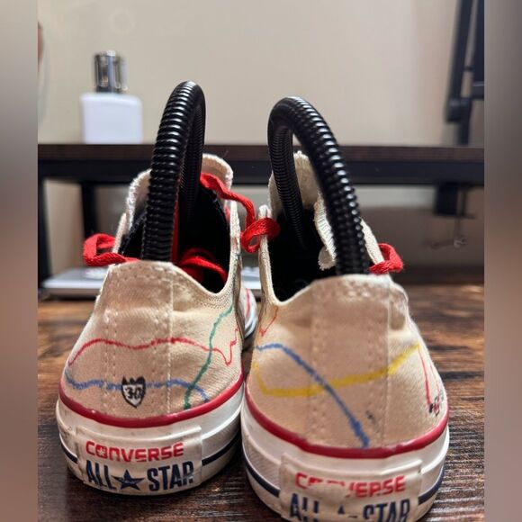 Converse tan map low sneakers size 7 - Picture 11 of 13